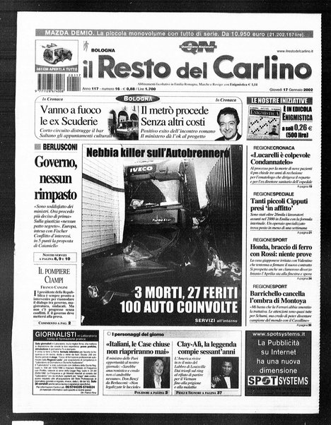 Il Resto del Carlino : giornale dell'Emilia